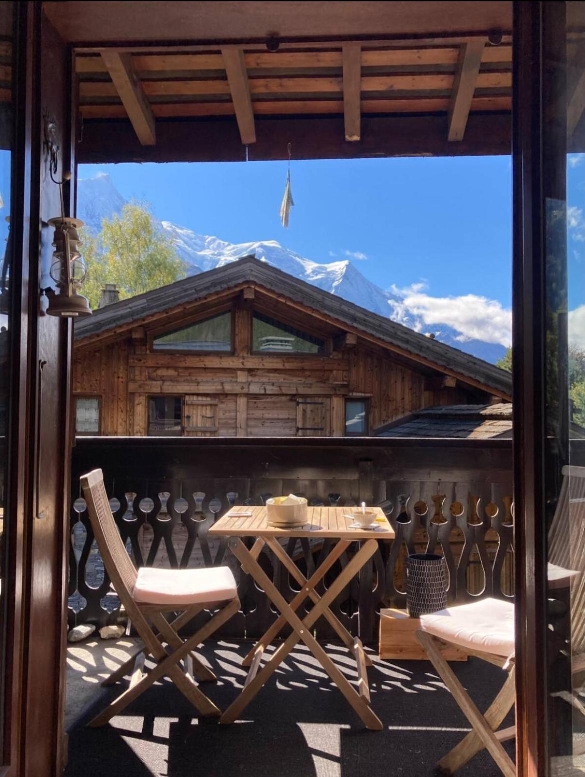 Appartement Ensoleille Aux Tines, Vue Massif Chamonix Kültér fotó